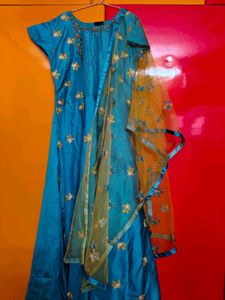 Beautiful Silk Kurta with duppata set