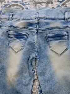 Stylish Blue Wash Denim Jeans