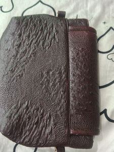 Textured Brown Wallet