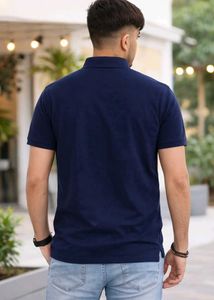 Men's Navy Blue Polo T-Shirt