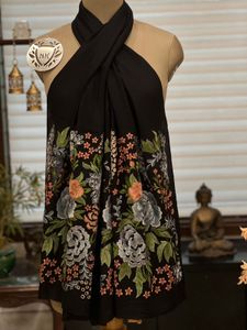 Floral Embroidered Pashmina Shawls