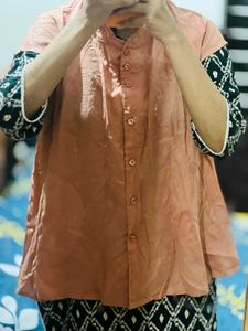 Peach Tunic Style Top