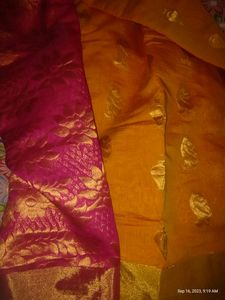 Silk Cotton Saree Without Blouse