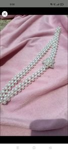 REDHORNS Rhinestone Elastic Saree Belt