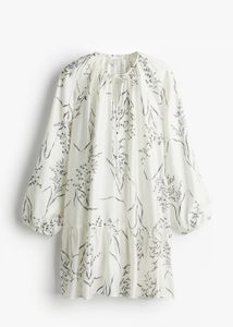 Flowy Floral Print Mini Dress