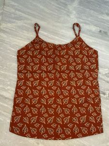 Leaf Print short kurti