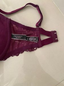 Plum Lace Push-Up Bra