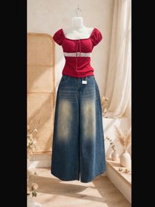 💙Women's extra Wide Leg Jeans