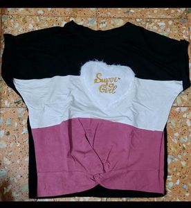 Super Girl Colorblock Tee