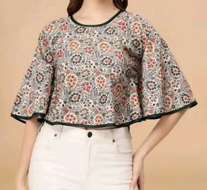 Floral Print Boho Top