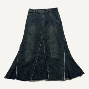 Women's Denim Maxi Skirt