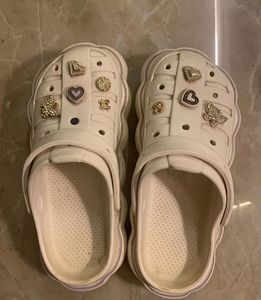 Butterfly &amp; Heart Charms Crocs