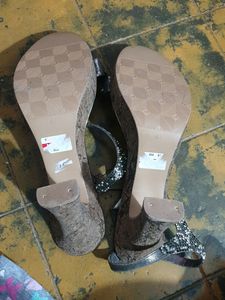 PRICE DROP BLACKISH SILVER HIGH HEELS