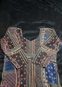 Patchwork Print Tunic Dress