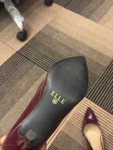 Elle Cherry Red Pump Heels