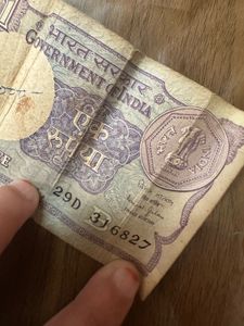 Vintage ₹1 Indian Banknote – Original