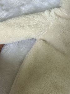 New Born Cozy Cream Fleece Baby Onesie
