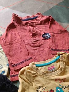 Bundle of 4 Boys Long Sleeve T-Shirts
