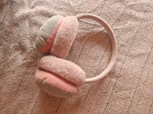 Pink & Grey Earmuffs