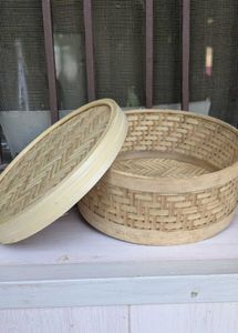 Woven Bamboo Basket (1)