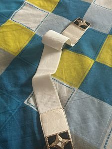 Very Pretty White Stretchable Waist Belt