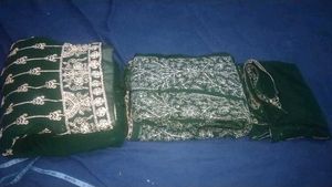 Emerald Green Embellished Anarkali