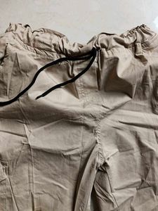 Khaki Cargo Jogger Pants