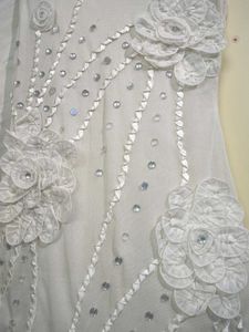 White Floral Applique Dress 🕊️