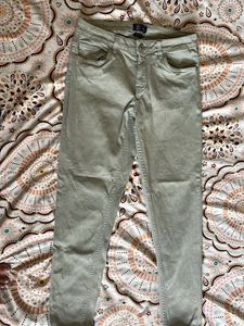 Lime Green Jeans Size 28