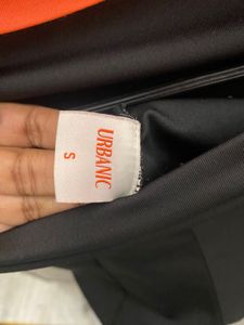 Orange Active Sport T-Shirt And Bell Bottom Leggin