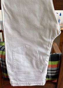 Classic White Denim Jeans