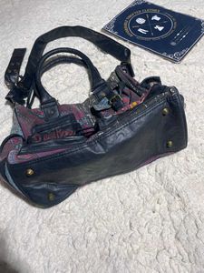 Y2K Boho Chic Embroidered Satchel