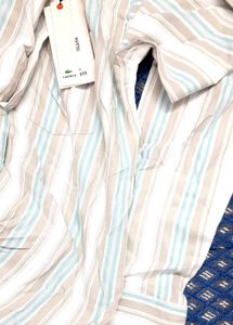 Striped Men's Button-Up Shirt