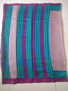 New Saree With Blouse Printed