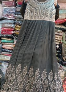 Women's Georgette Tradition Ethnic Long