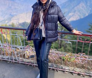 Zara Black Puffer Jacket