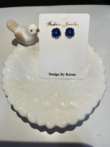 Adorable Tree Enamel Stud Earrings