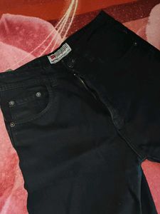 Black Straight Leg Jeans