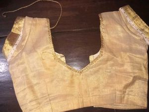 Elegant Gold Blouse