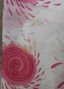 Pink Floral Saree
