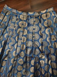 Stunning Grey &amp; Gold ethnic skirt