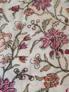 Floral Print Cotton Kurta
