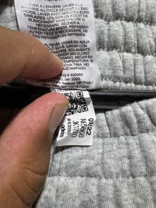 Adidas 3 Strips Brand Logo Grey Jogger