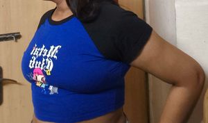 Metallic Baby Crop Top