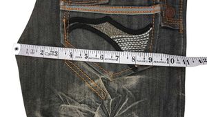 Unisex Distressed Wide Leg Jeans