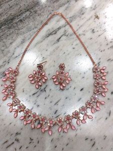 Boho Multi-Color Stone Necklace &amp; Earring Set
