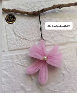 Adorable Pink Bow Keychain any one