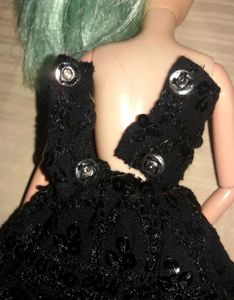 Black Sequined Lehenga Set