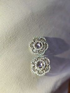 Elegant Floral Stud Earrings