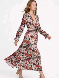 Floral Print Maxi Dress